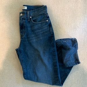 Madewell baggy straight jeans size 25P